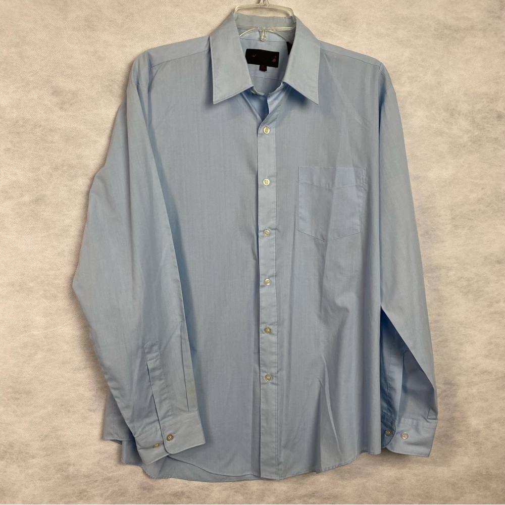Vintage 70s David Harrison Button Down Shirt Men’s Sz 16 Large Flaw